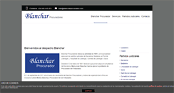 Desktop Screenshot of blancharprocurador.com